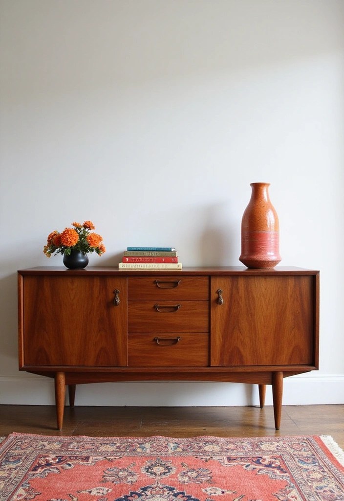 17 Stunning Vintage Furniture Ideas That Will Make Your Home a Timeless Treasure! - 2. Mid-Century Modern Sideboard