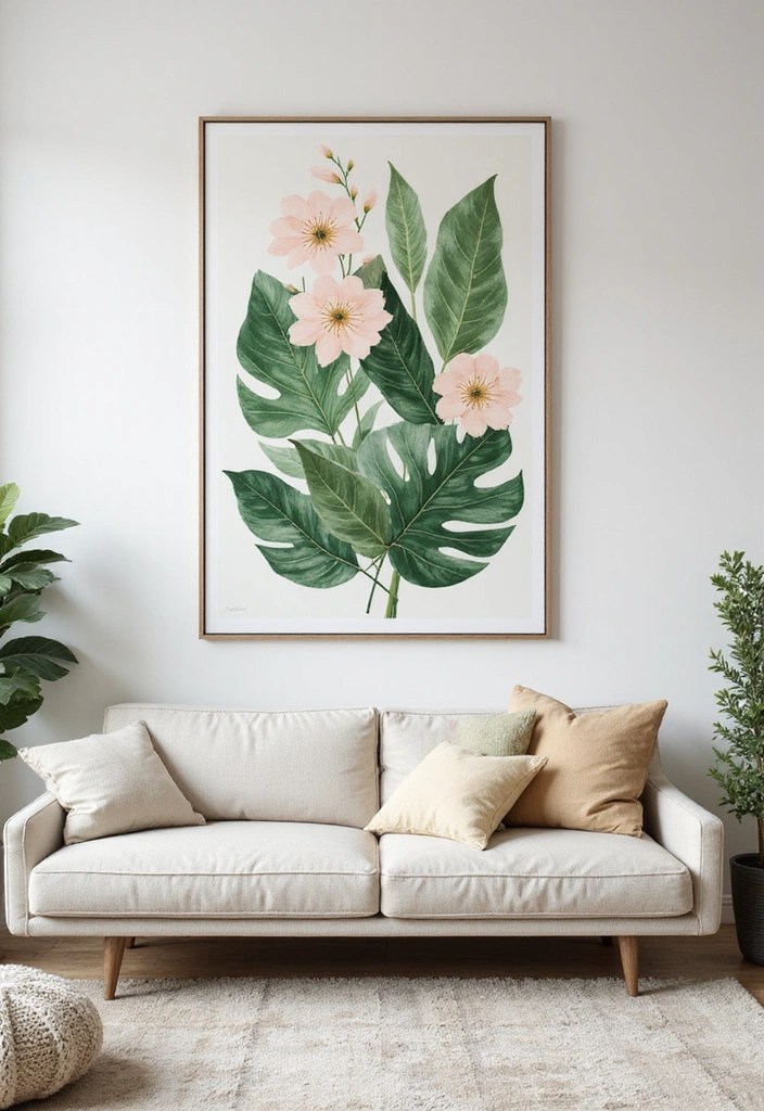 15 Stunning Botanical Print Decor Ideas That Will Bring Your Walls to Life! - 5. Botanical Canvas Art