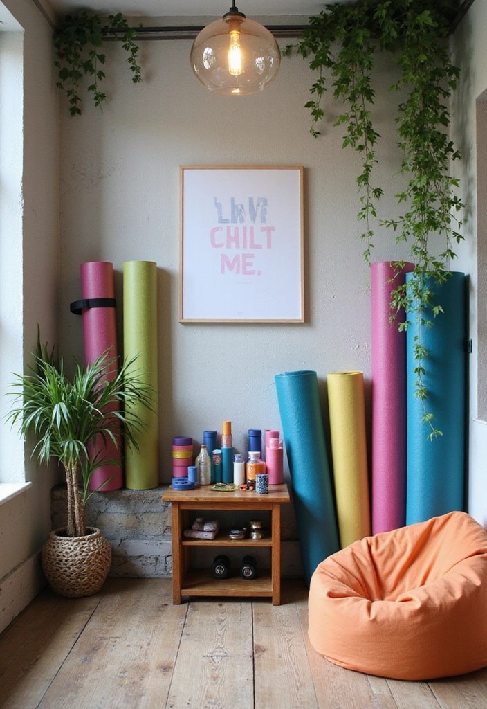 10 Multi-Purpose Room Layouts That'll Transform Your Space (You Won't Believe #3!) - 10. The Stylish Workout-Relaxation Space