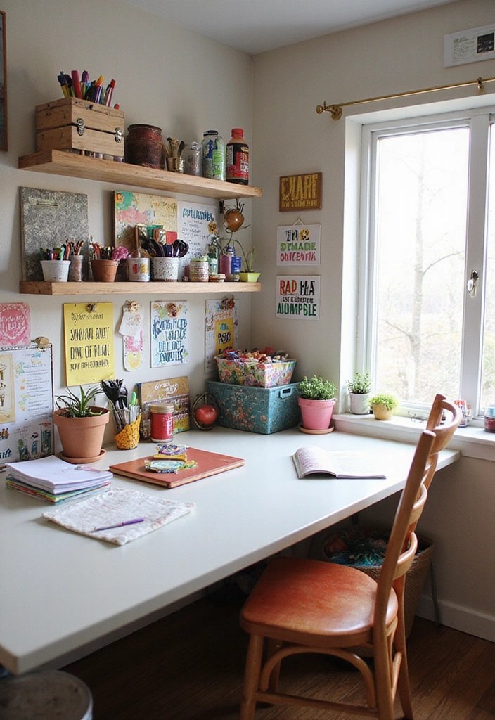 10 Multi-Purpose Room Layouts That'll Transform Your Space (You Won't Believe #3!) - 5. The DIY Craft and Study Space