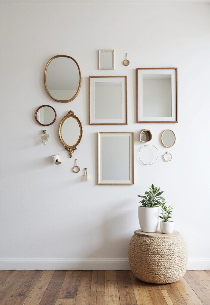 15 DIY Wall Art Projects That Will Transform Your Space (You Won't Believe #7!) - 13. Collage of Mirrors