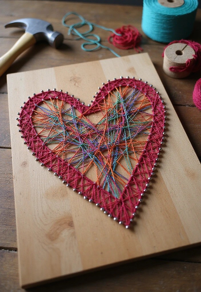 15 DIY Wall Art Projects That Will Transform Your Space (You Won't Believe #7!) - 6. String Art