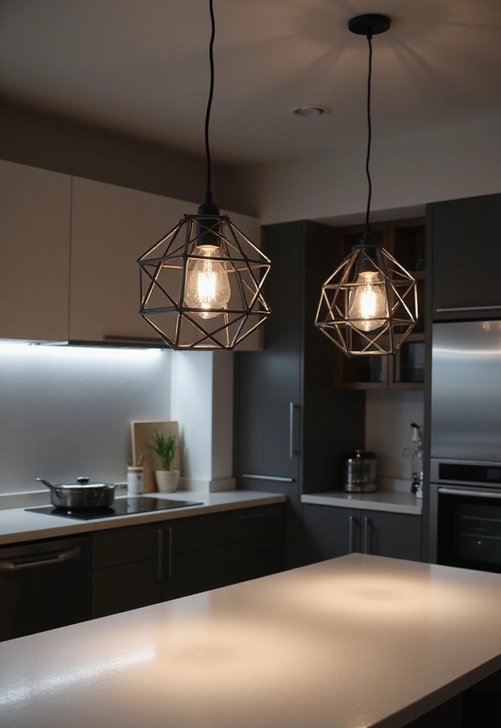 10 Enchanting Modern Lighting Trends That Will Illuminate Your Home Like Never Before! - 4. Geometric Lighting Designs