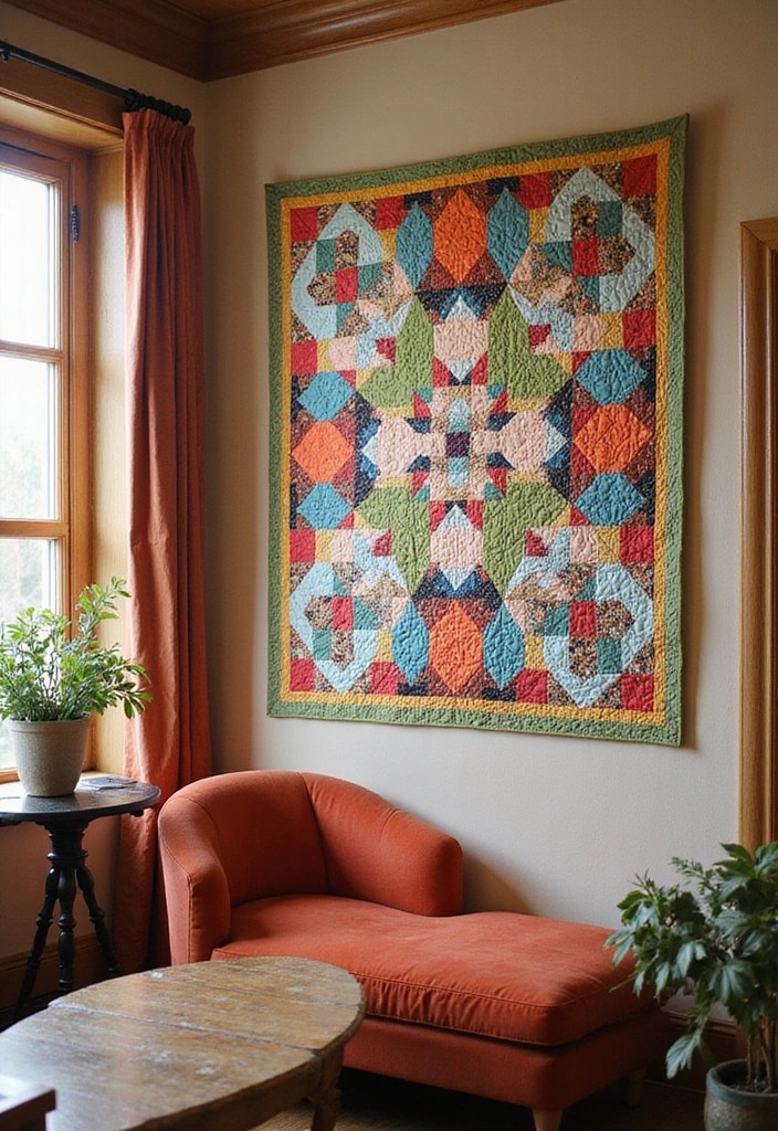 15 DIY Wall Art Projects That Will Transform Your Space (You Won't Believe #7!) - 10. Quilted Wall Art