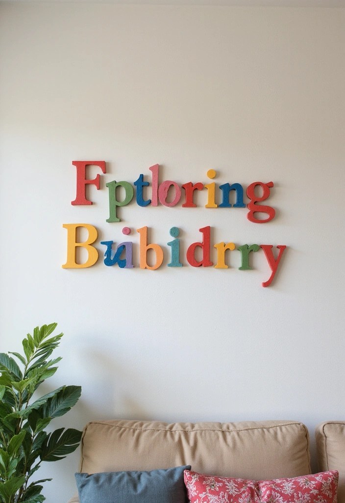 15 DIY Wall Art Projects That Will Transform Your Space (You Won't Believe #7!) - 15. Personalized Name Art