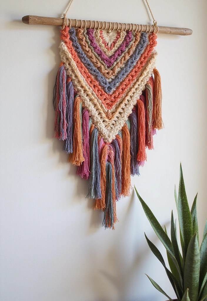 15 DIY Wall Art Projects That Will Transform Your Space (You Won't Believe #7!) - 4. Geometric Wall Hanging