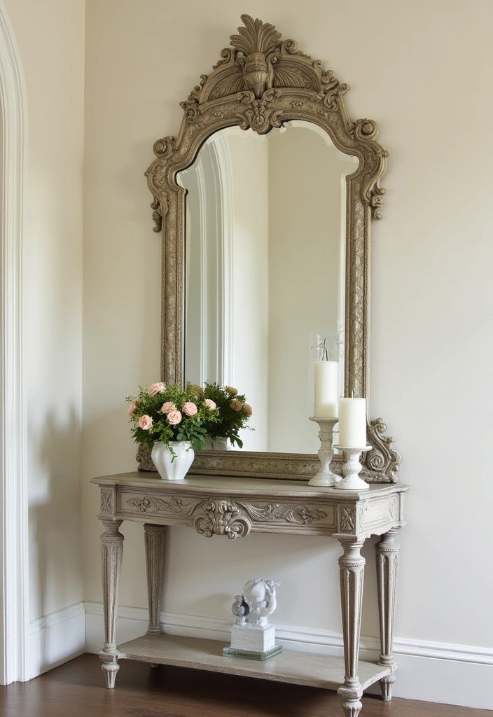 15 Vintage Wall Art Pieces That'll Make Your Walls Tell a Story (You Won't Believe #7!) - 14. Antique Mirrors with Vintage Frames