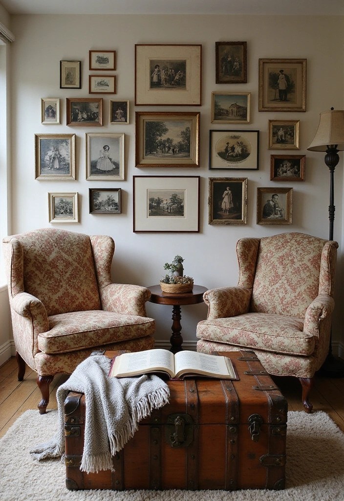 15 Cozy Living Room Inspirations That Will Make You Want to Cuddle Up Right Now! - 2. Vintage Charm