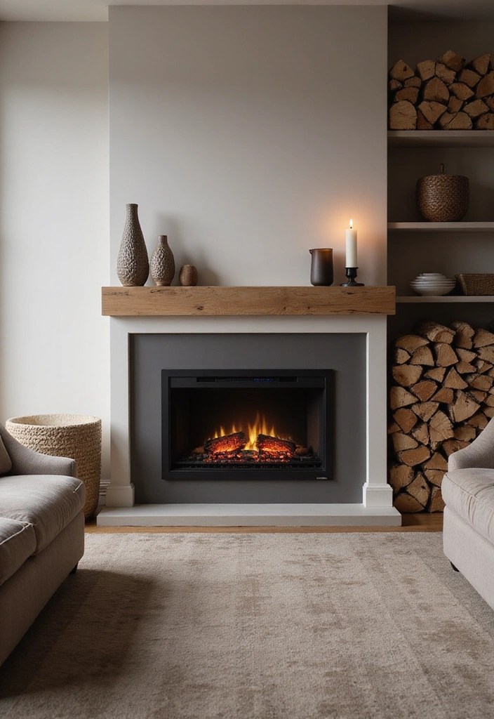 15 Cozy Living Room Inspirations That Will Make You Want to Cuddle Up Right Now! - 9. Snug Fireplaces