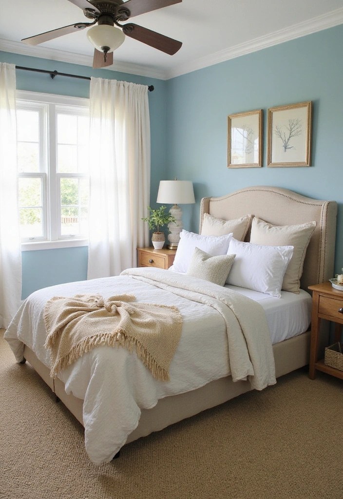 21 Stunning Color Palette Ideas for Interiors That Will Transform Your Space! - 1. Serene Ocean Blues