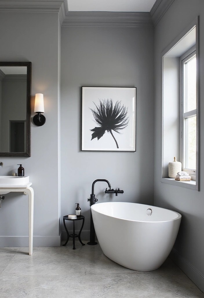 21 Stunning Color Palette Ideas for Interiors That Will Transform Your Space! - 12. Chic Grayscale