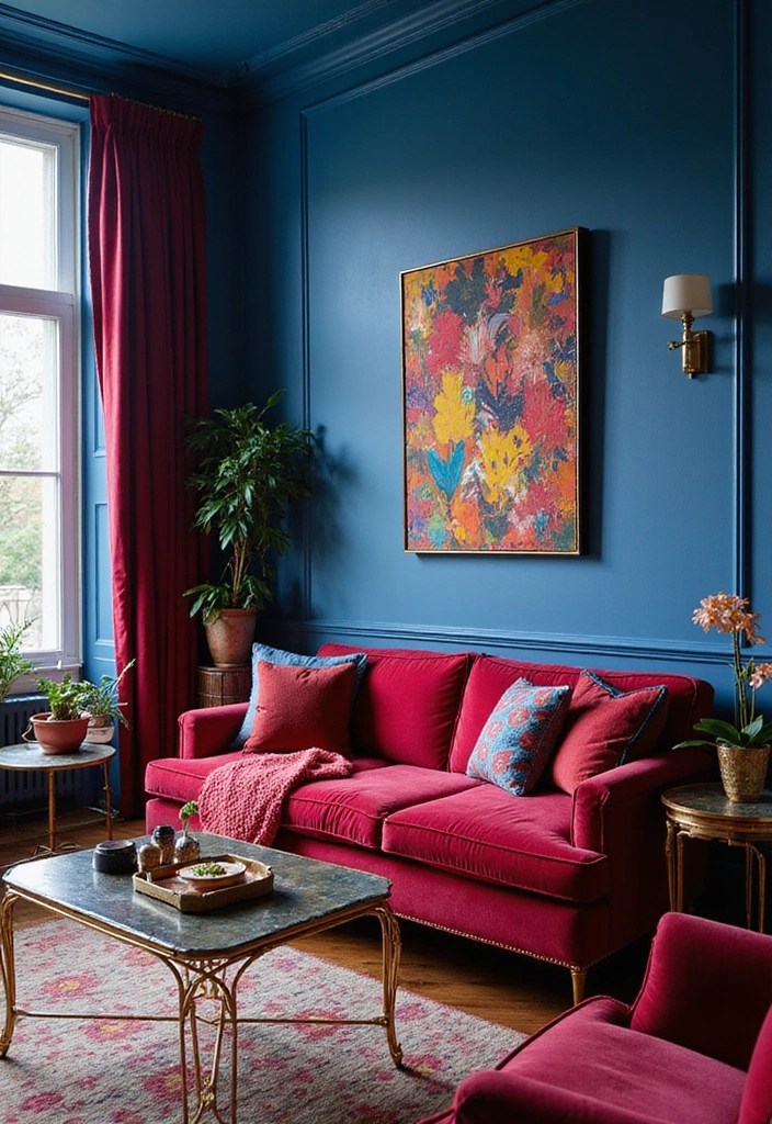 21 Stunning Color Palette Ideas for Interiors That Will Transform Your Space! - 7. Vibrant Jewel Tones