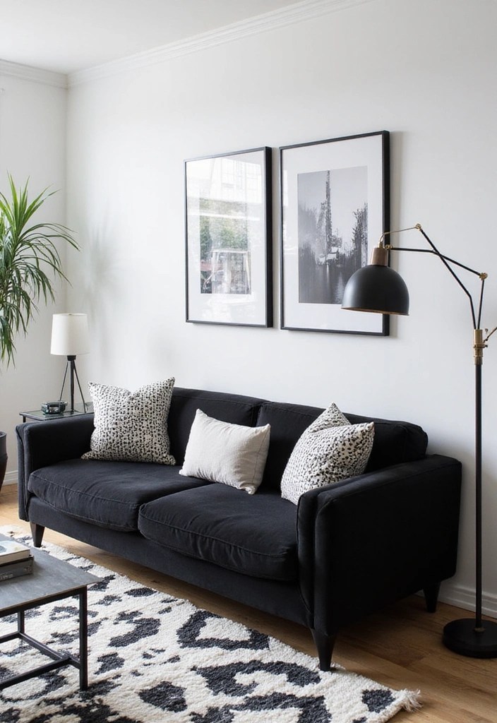 21 Stunning Color Palette Ideas for Interiors That Will Transform Your Space! - 5. Timeless Black and White