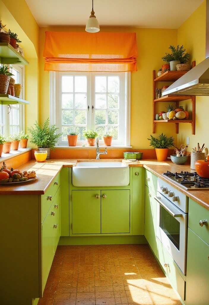 21 Stunning Color Palette Ideas for Interiors That Will Transform Your Space! - 10. Bright Citrus Colors