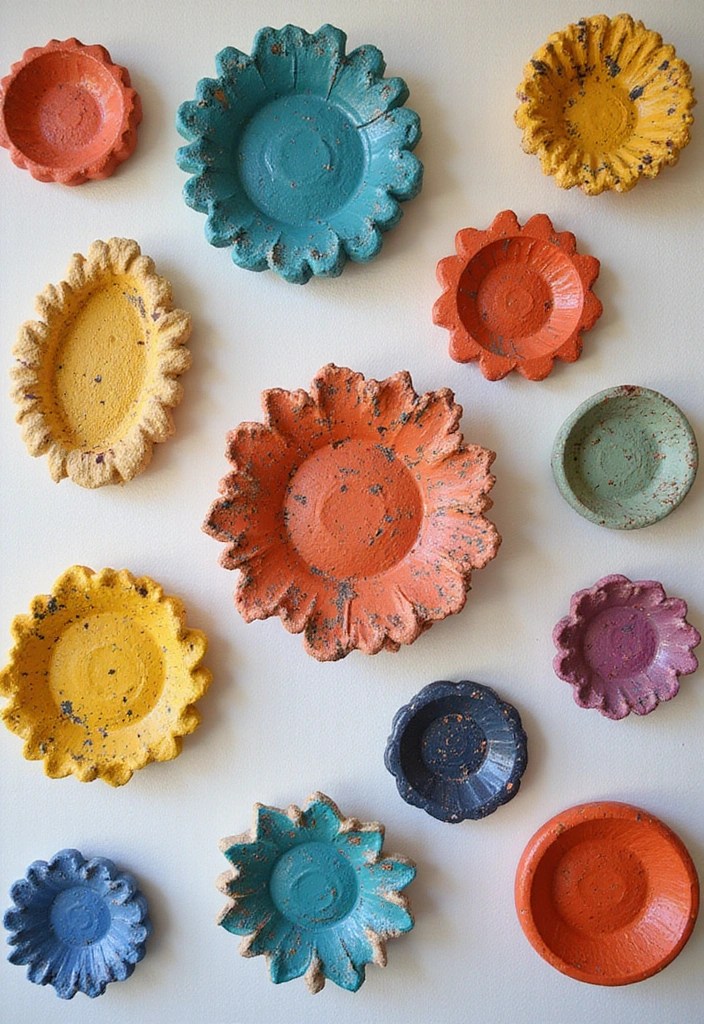 15 DIY Wall Art Projects That Will Transform Your Space (You Won't Believe #7!) - 12. Clay Wall Art