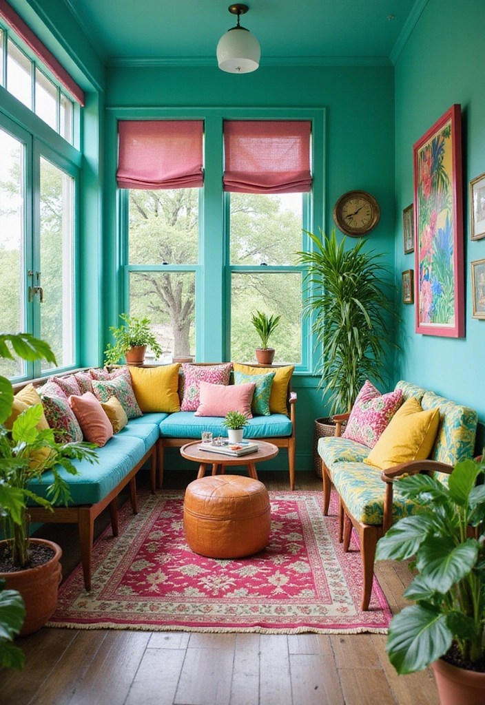21 Stunning Color Palette Ideas for Interiors That Will Transform Your Space! - 18. Tropical Paradise Colors