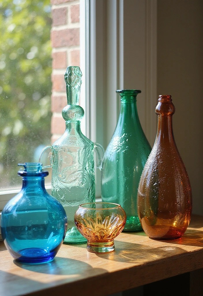 10 Stunning Sustainable Home Accessories That Will Transform Your Space! - 2. Recycled Glass Decor