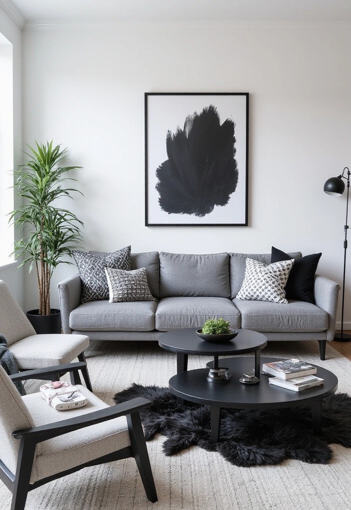 21 Stunning Color Palette Ideas for Interiors That Will Transform Your Space! - 9. Bold Monochrome