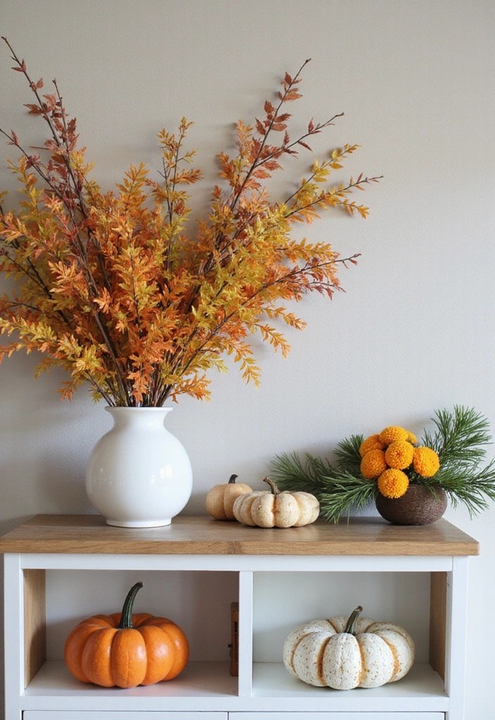 14 Scandinavian Decor Tricks to Hygge-fy Your Home (Warning: Extreme Coziness Ahead!) - 11. Create a Seasonal Display